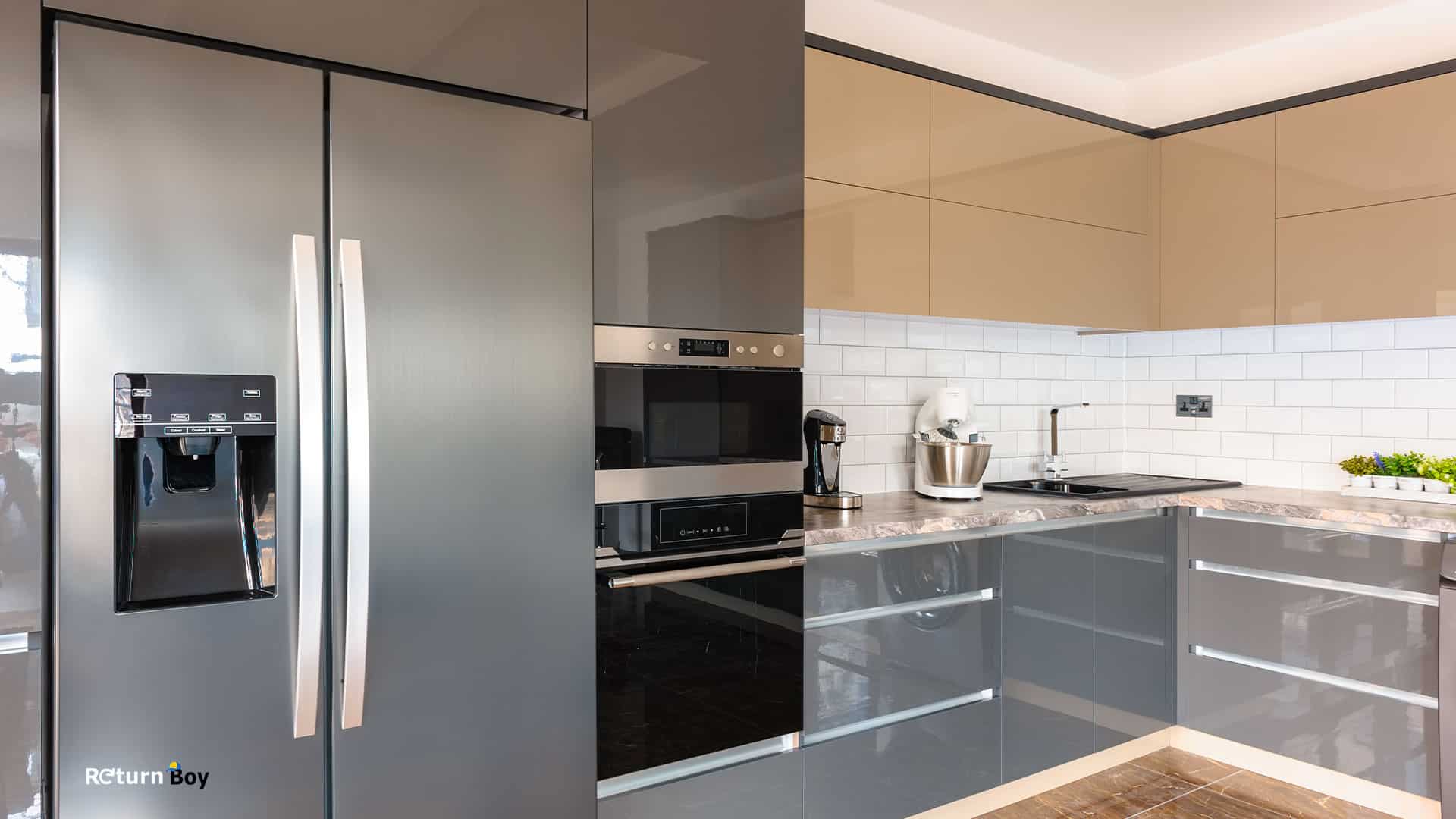 Appliances Direct refrigerator in kitchen